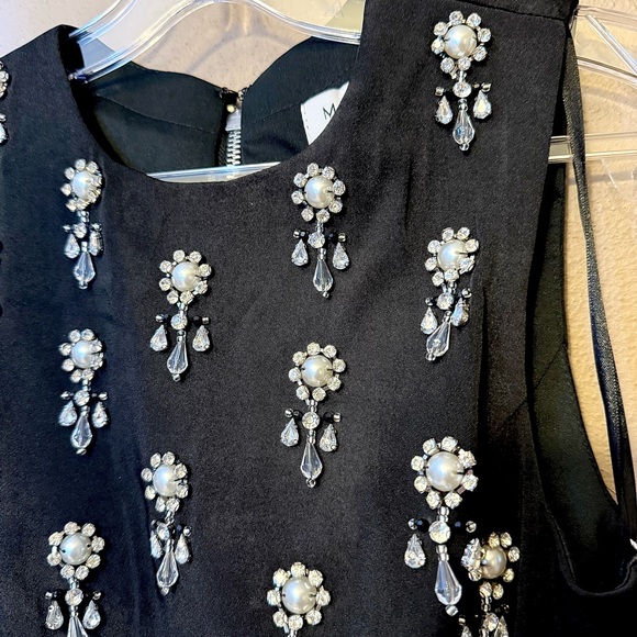 Mac Duggal Embellished Sleeveless Fitted Cocktail Dress Women’s Size 2 - Picture 9 of 17